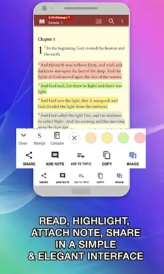 King James Bible (KJV Bible) w android App screenshot 5